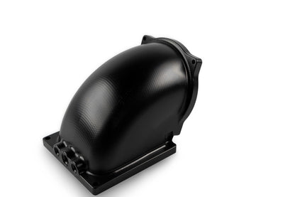 intake elbow - 4500 - 125mm - accufab throttle body flange for better airflow and engine performance