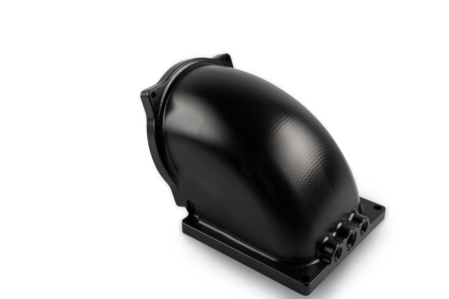 intake elbow - 4500 - 125mm - accufab throttle body flange for better airflow and engine performance
