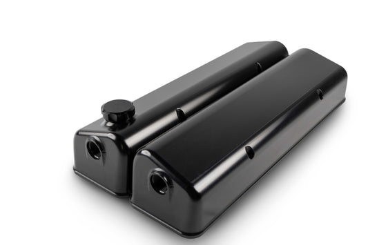 Small Block Chev Valve Cover Front Breather - Engine Airflow Enhancement