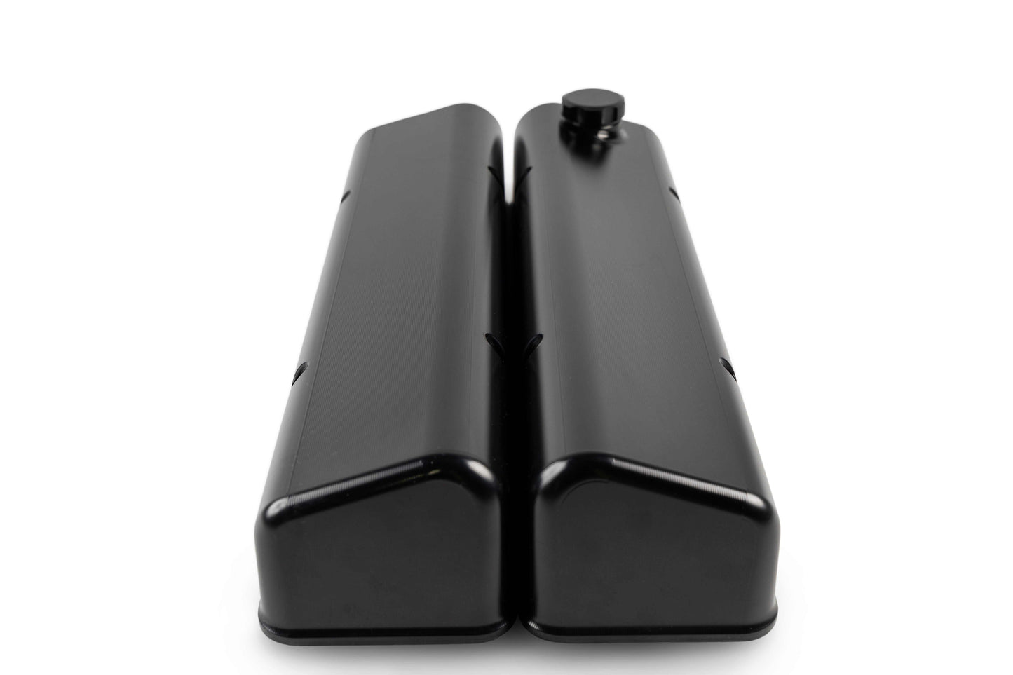 Small Block Chev Valve Cover Front Breather - Engine Airflow Enhancement