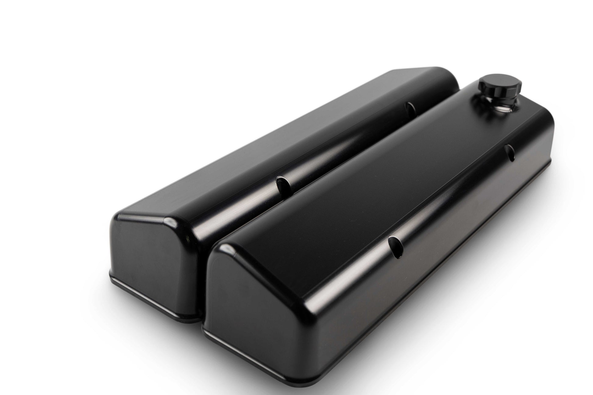 Small Block Chev Valve Cover Front Breather - Engine Airflow Enhancement