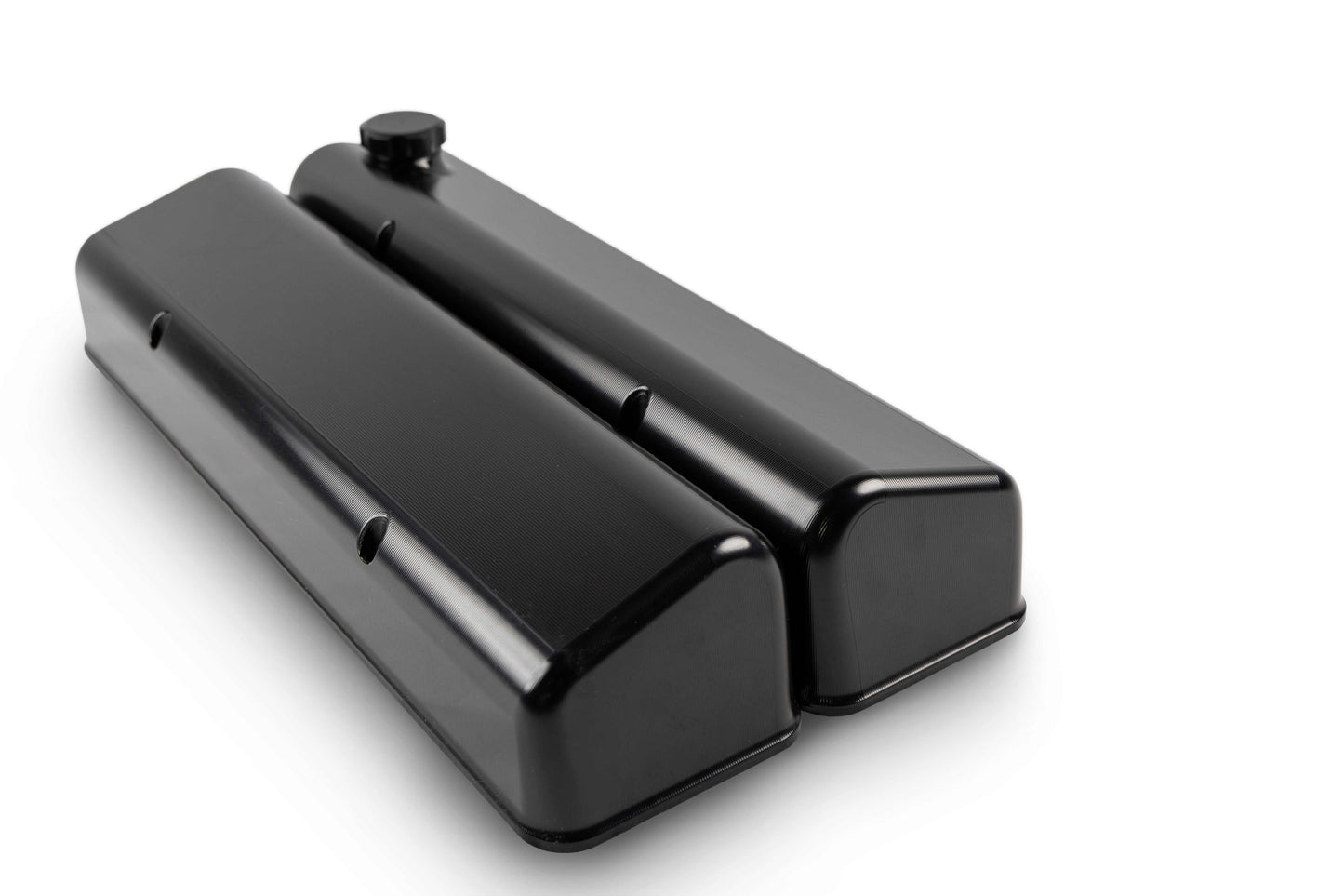 Small Block Chev Valve Cover Front Breather - Engine Airflow Enhancement