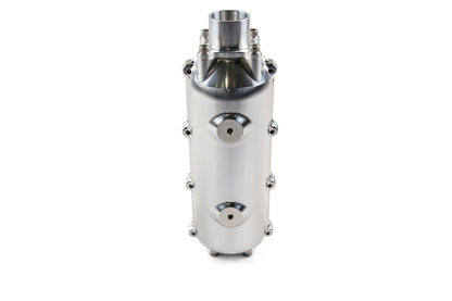 Oil Catch Can 80mm Round Dual Dash 12 - Durable and Efficient Engine Upgrade