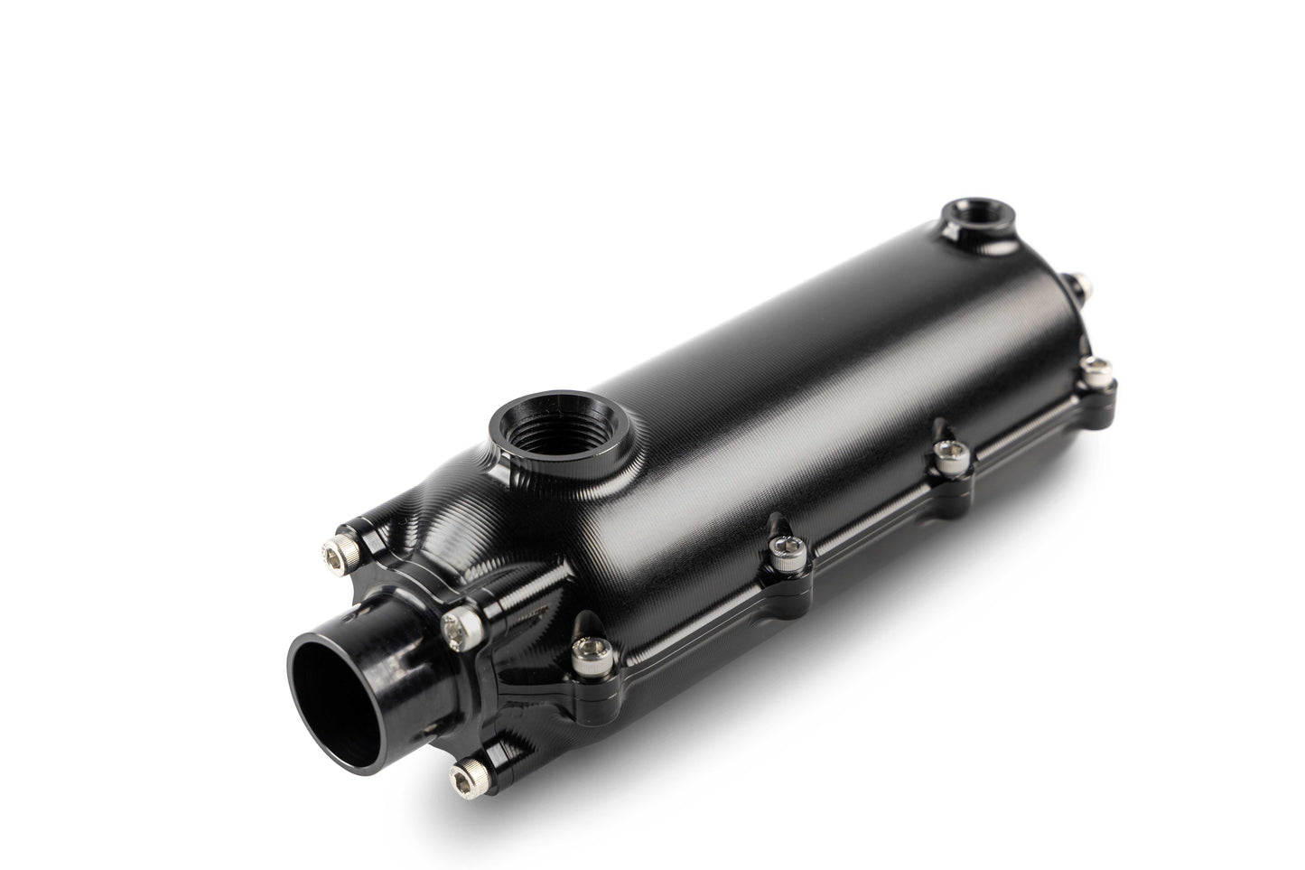 Oil Catch Can 80mm Round Single Dash 12 - Engine Efficiency Upgrade