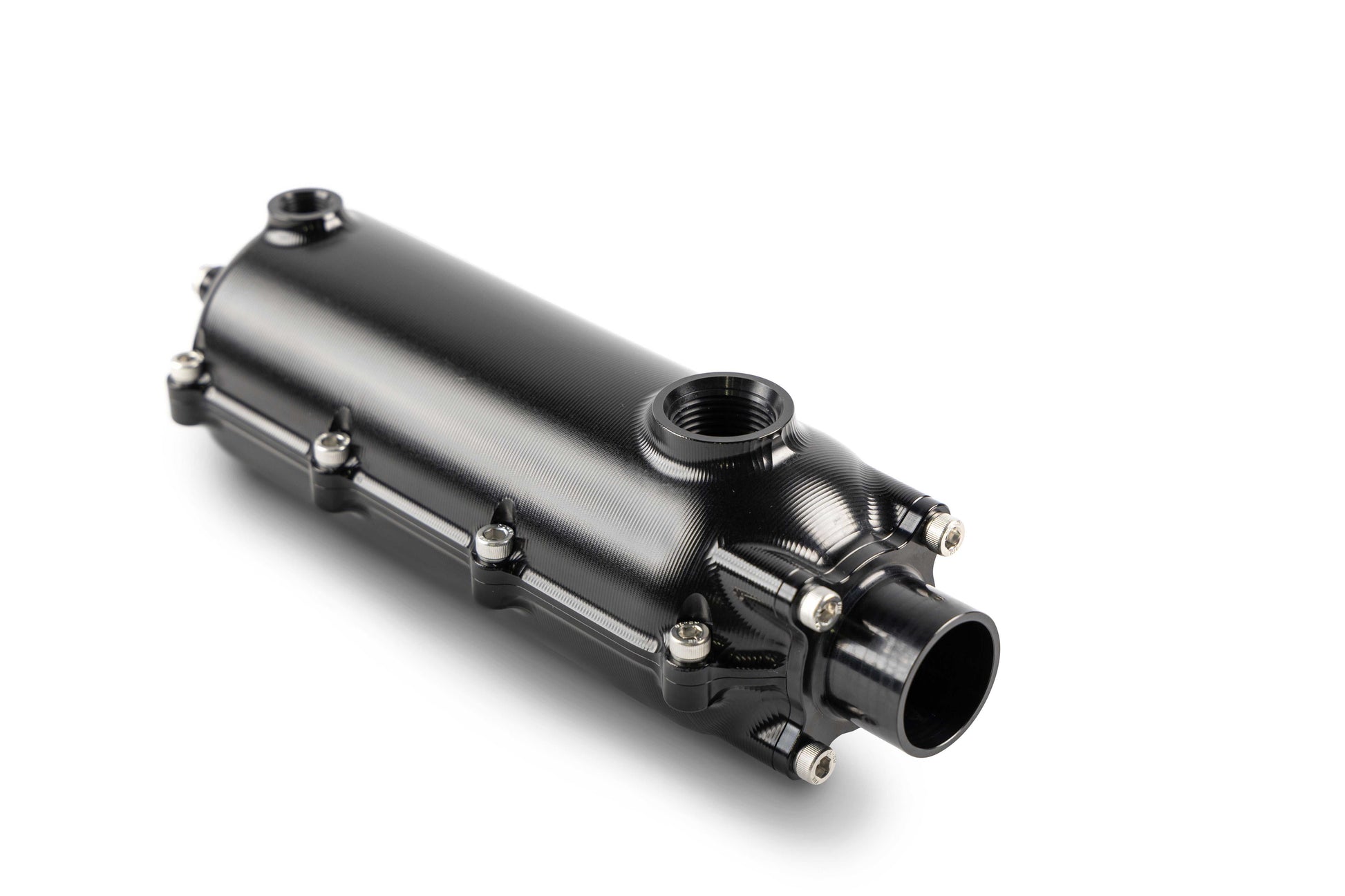 Oil Catch Can 80mm Round Single Dash 12 - Engine Efficiency Upgrade