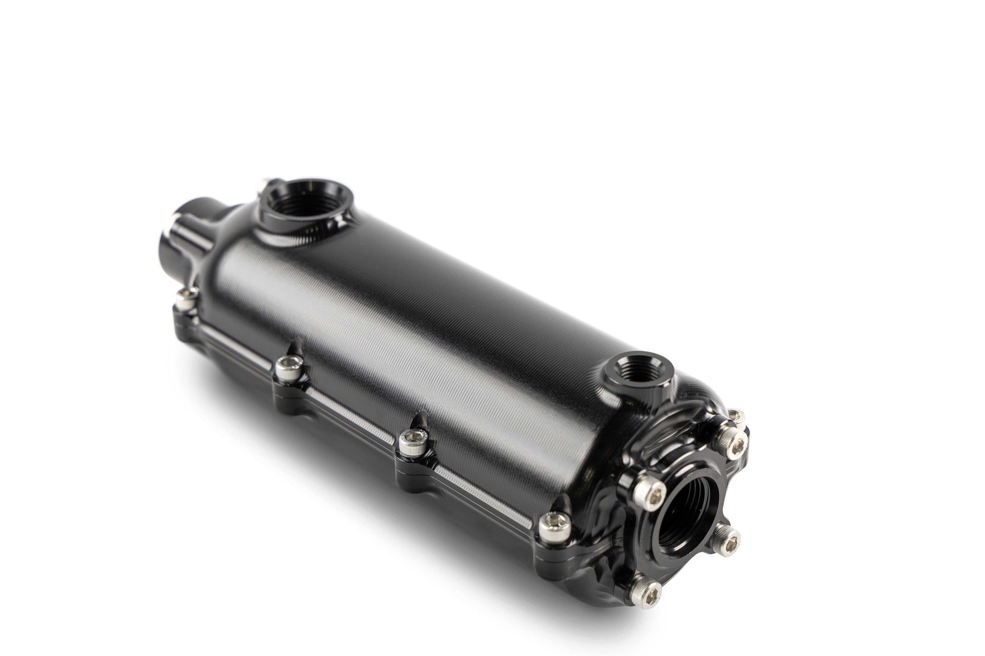 Oil Catch Can 80mm Round Single Dash 12 - Engine Efficiency Upgrade