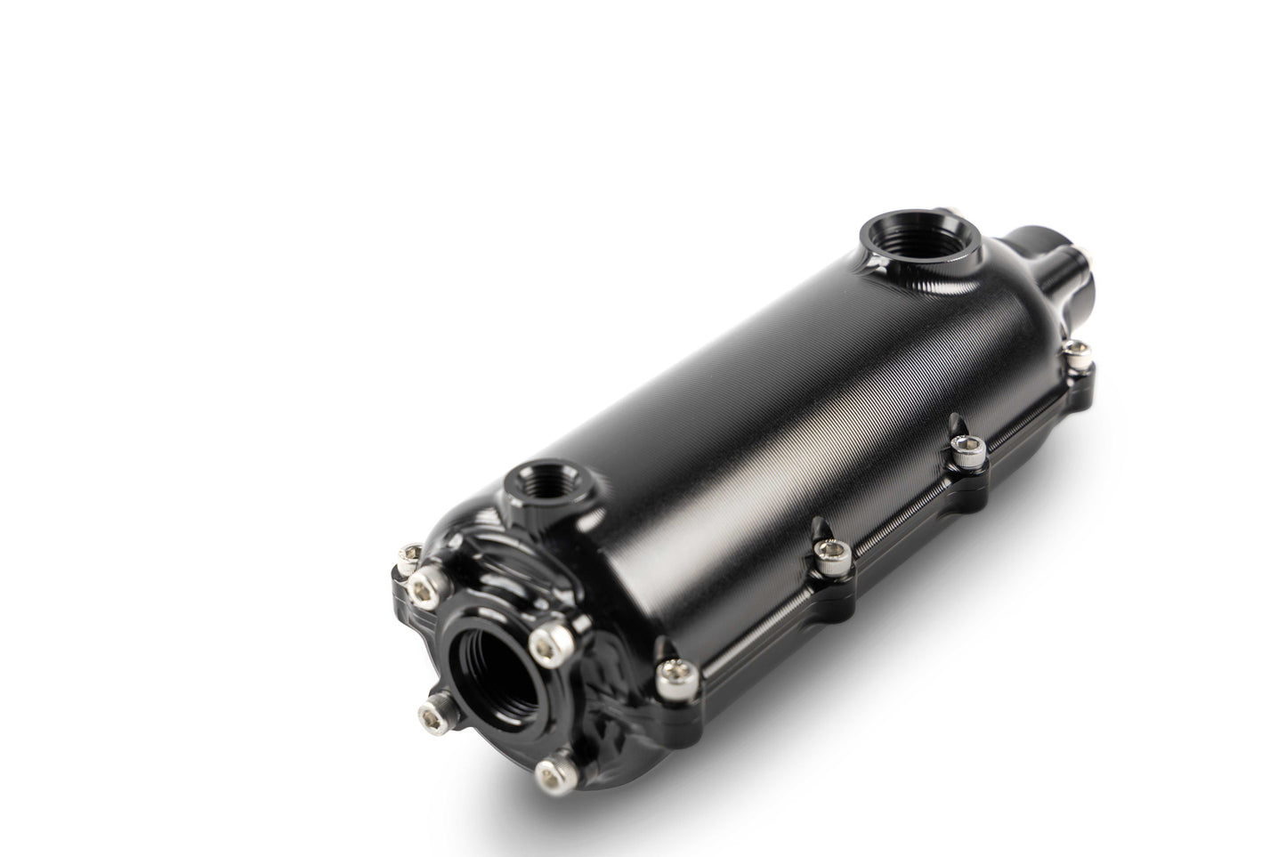 Oil Catch Can 80mm Round Single Dash 12 - Engine Efficiency Upgrade