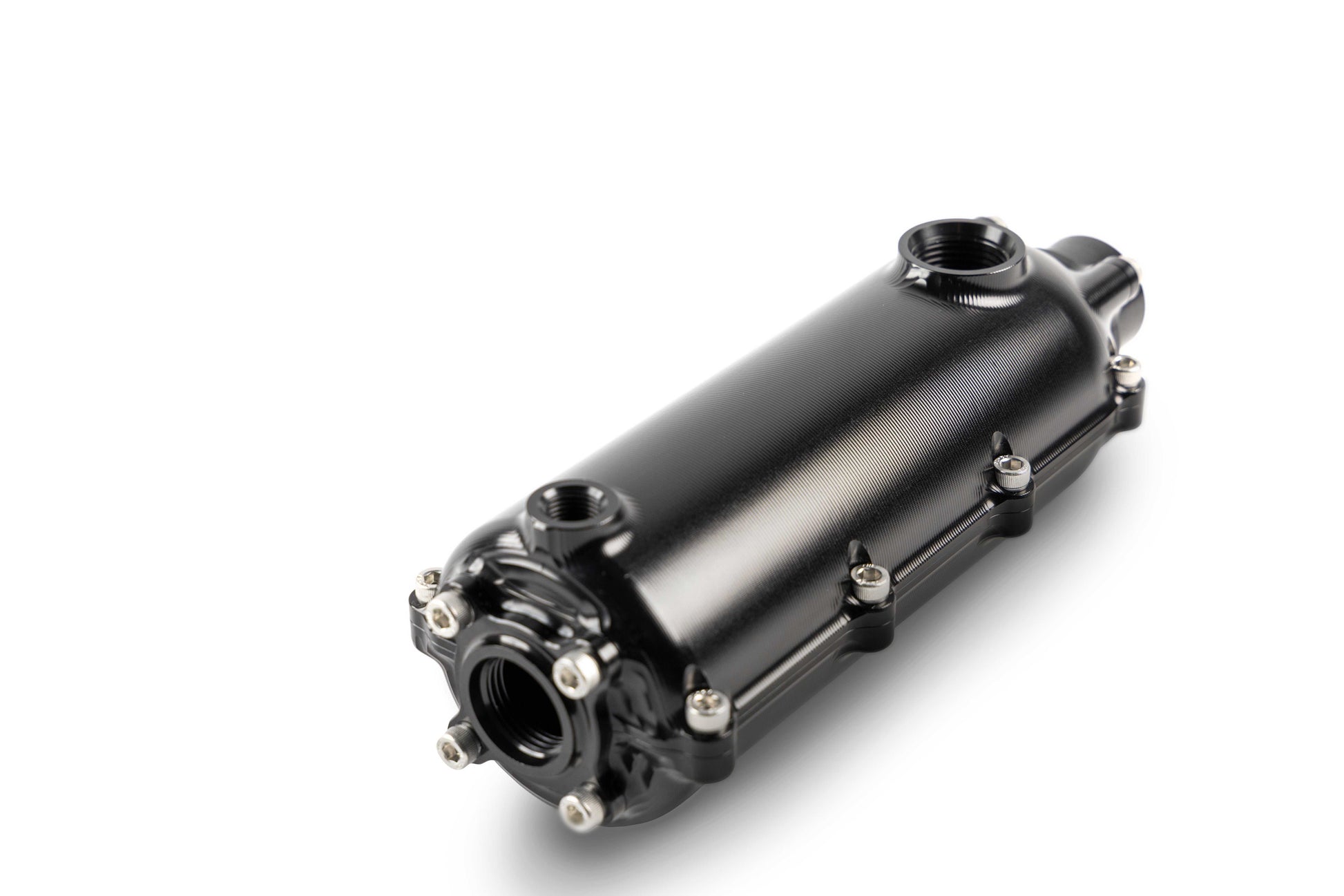 Oil Catch Can 80mm Round Single Dash 12 - Engine Efficiency Upgrade