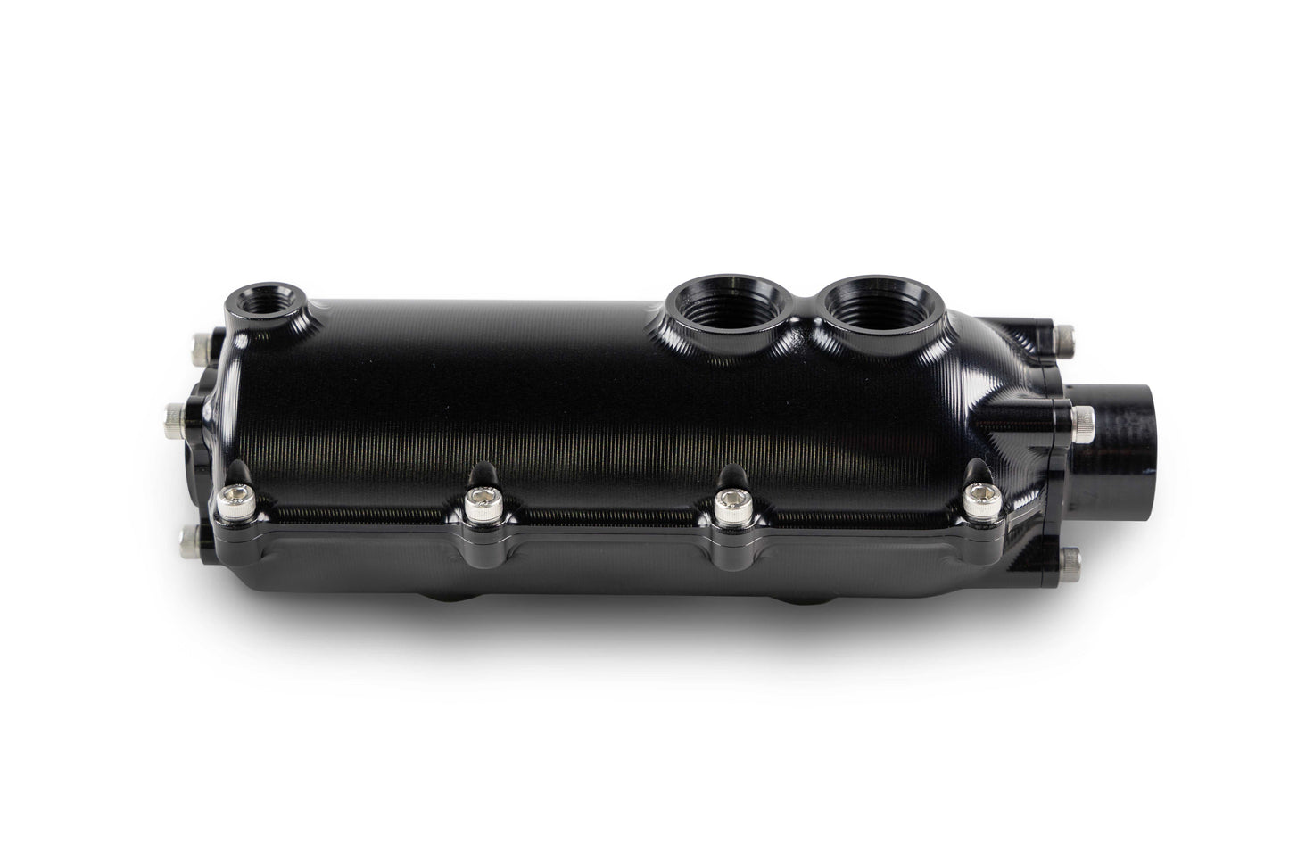 Oil Catch Can 80mm Round Dual Dash 12 - Durable and Efficient Engine Upgrade