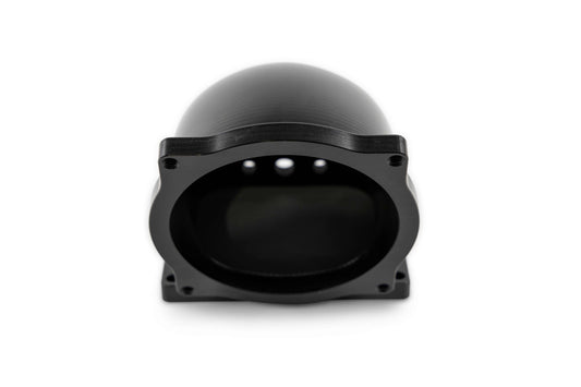 intake elbow - 4500 - 125mm - accufab throttle body flange for better airflow and engine performance