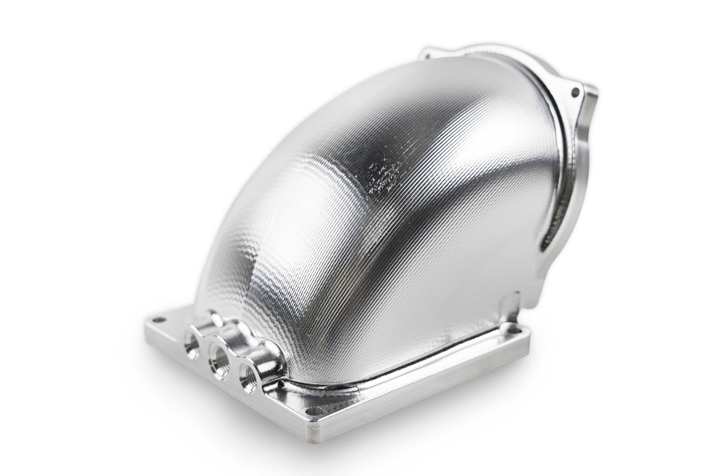intake elbow - 4500 - 125mm - accufab throttle body flange for better airflow and engine performance
