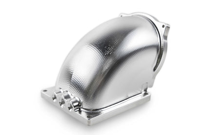 intake elbow - 4500 - 125mm - accufab throttle body flange for better airflow and engine performance