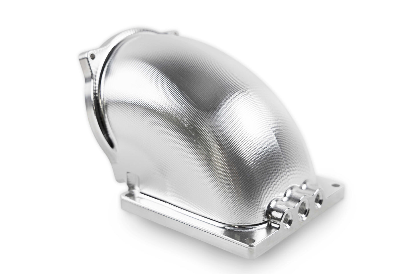 intake elbow - 4500 - 125mm - accufab throttle body flange for better airflow and engine performance