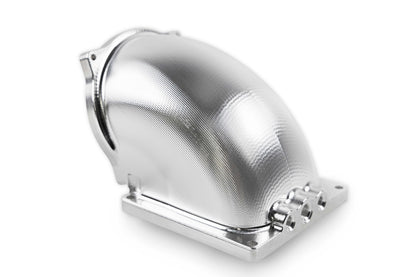 intake elbow - 4500 - 125mm - accufab throttle body flange for better airflow and engine performance