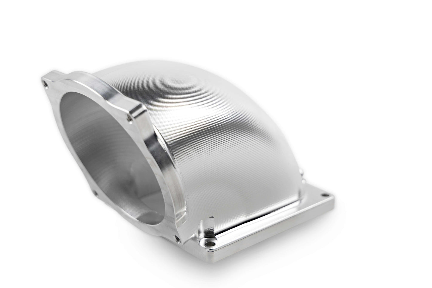 intake elbow - 4500 - 125mm - accufab throttle body flange for better airflow and engine performance