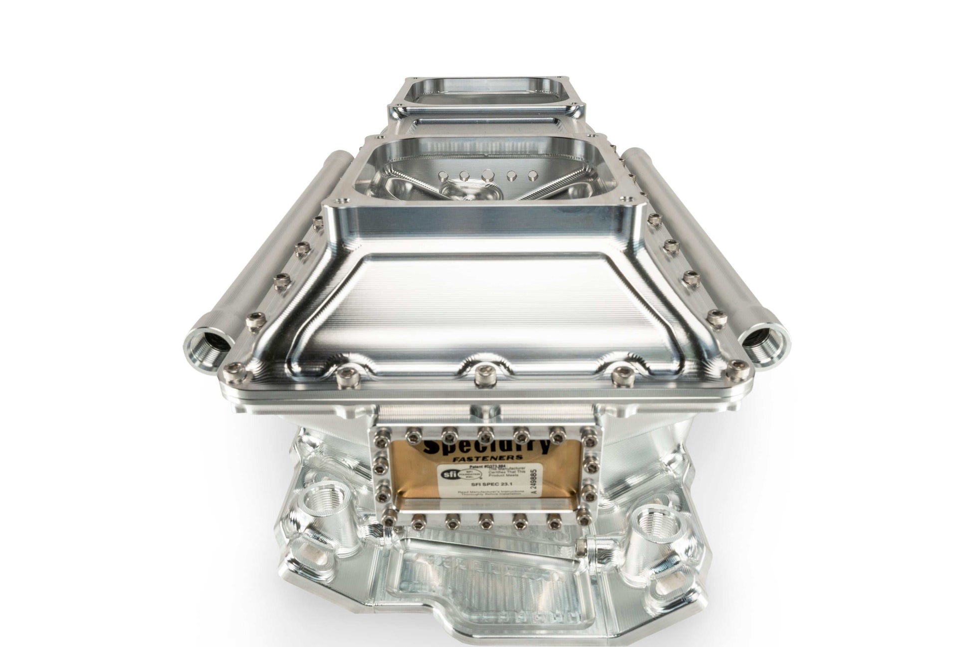 SMALL BLOCK CHEV - 23 DEGREE - INTAKE - TWIN THROTTLE BODY - EFI
