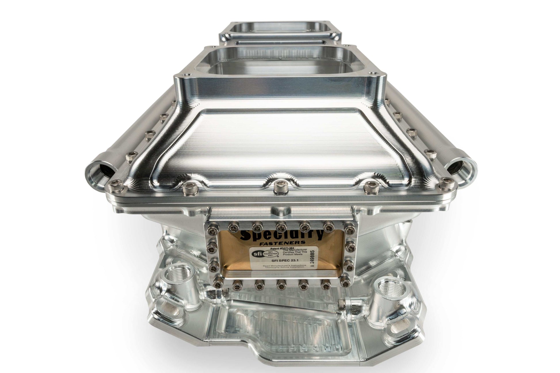 SMALL BLOCK CHEV - 23 DEGREE - INTAKE - TWIN THROTTLE BODY - EFI