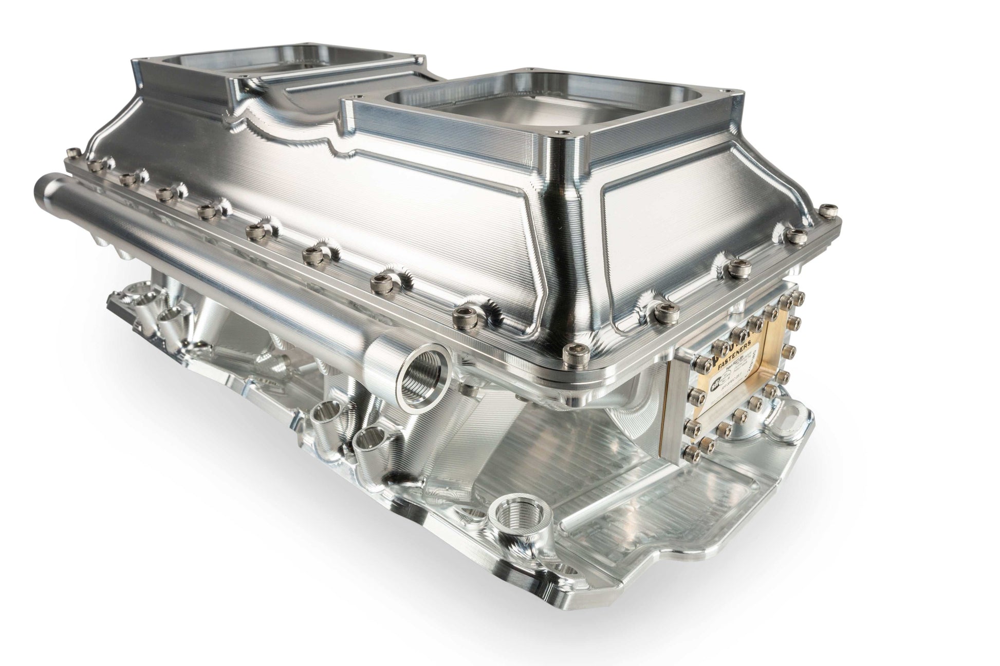 SMALL BLOCK CHEV - 23 DEGREE - INTAKE - TWIN THROTTLE BODY - EFI