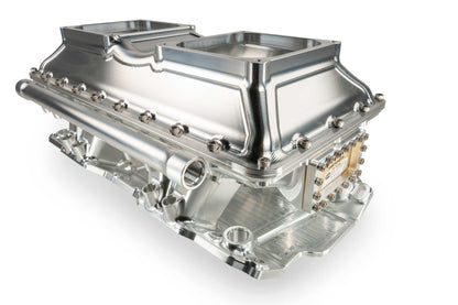 SMALL BLOCK CHEV - 23 DEGREE - INTAKE - TWIN THROTTLE BODY - EFI