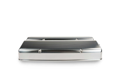 SMALL BLOCK CHEV VALVE COVER FRONT BREATHER NO OIL FILL