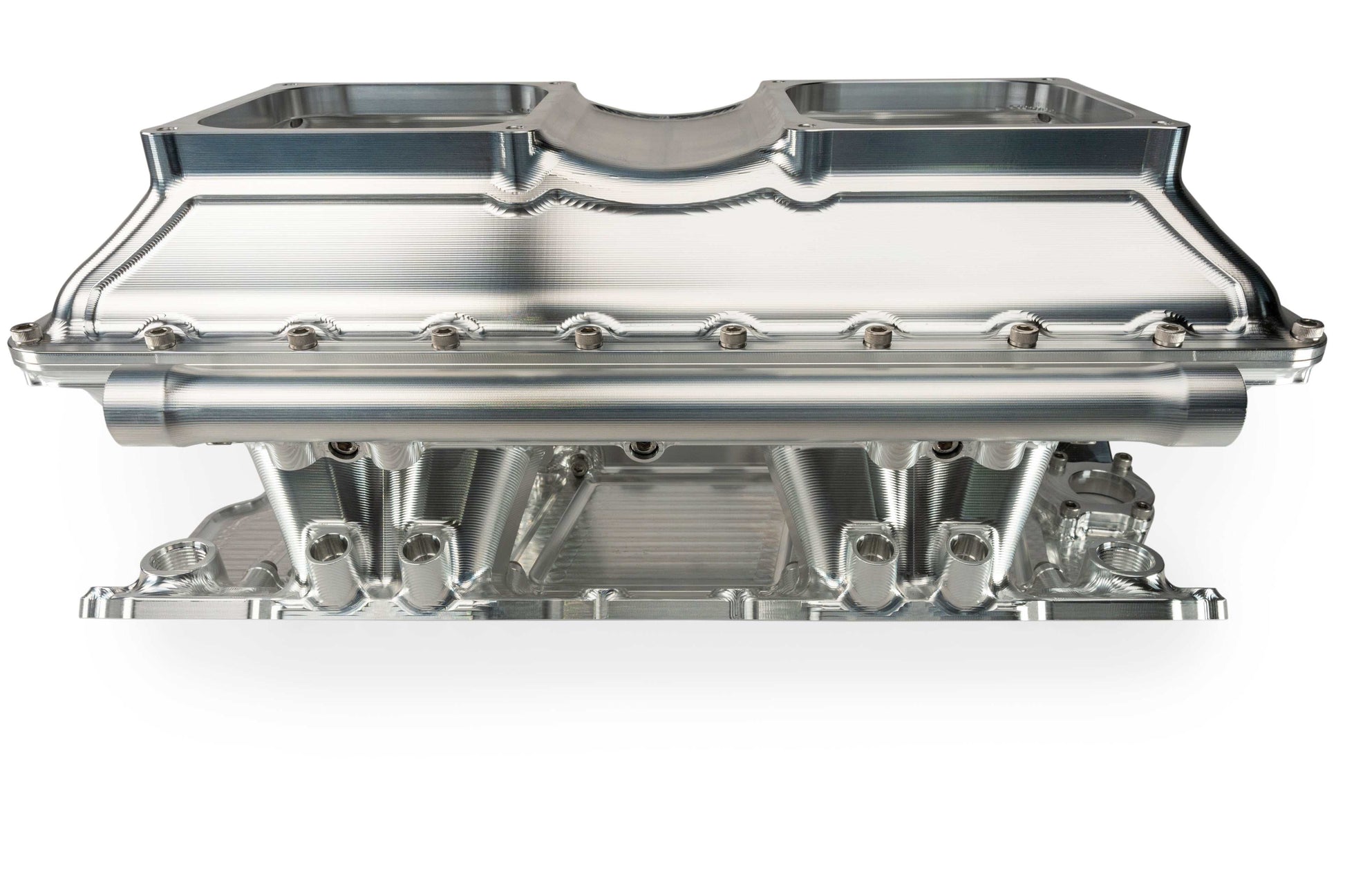 SMALL BLOCK CHEV - 23 DEGREE - INTAKE - TWIN THROTTLE BODY - EFI