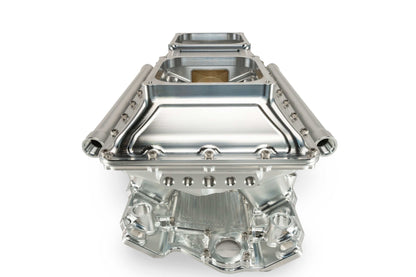 SMALL BLOCK CHEV - 23 DEGREE - INTAKE - TWIN THROTTLE BODY - EFI
