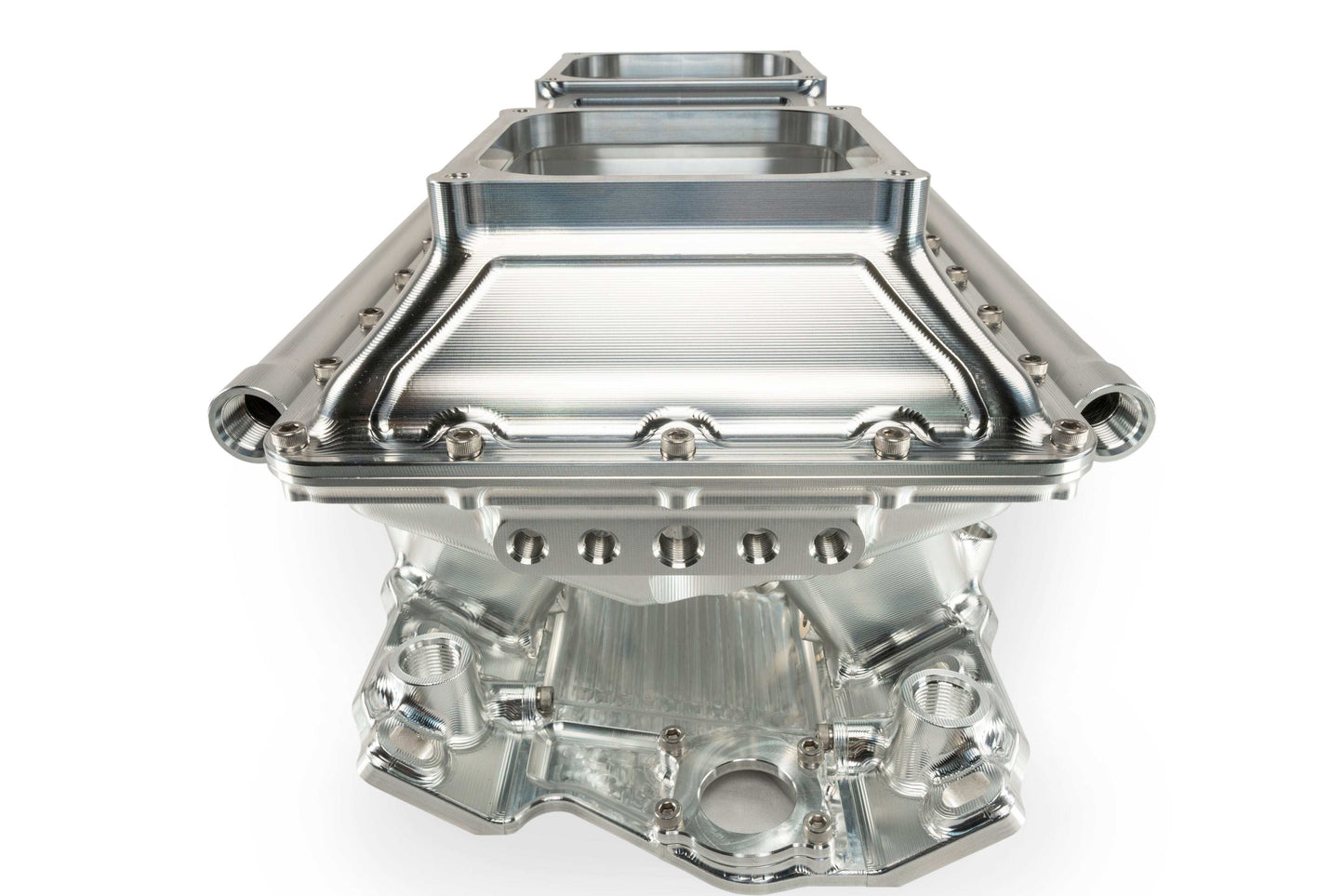 SMALL BLOCK CHEV - 23 DEGREE - INTAKE - TWIN THROTTLE BODY - EFI