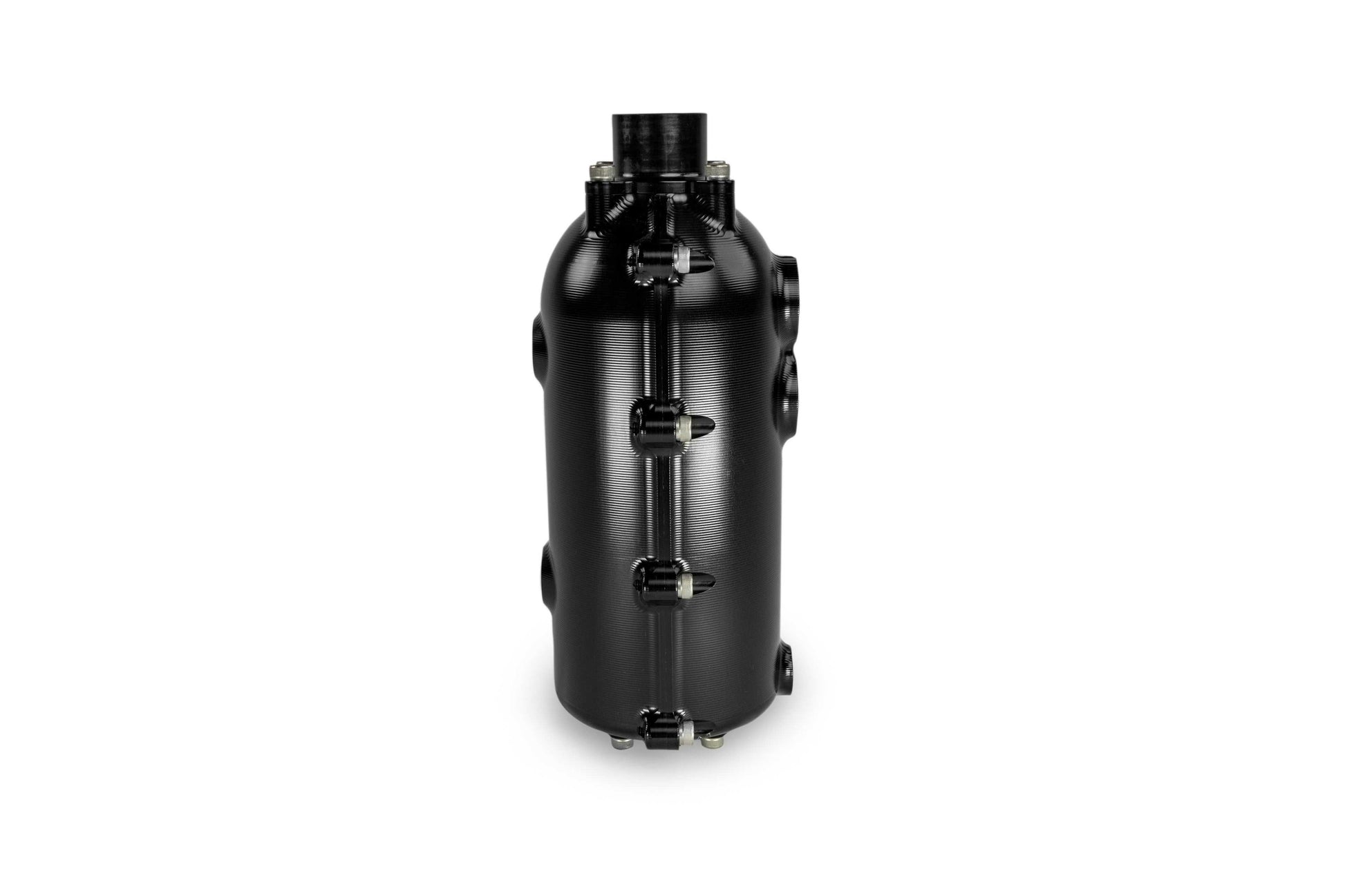 CATCH CAN - 100MM ROUND - DUAL - DASH - 12 for Engine Oil Separation