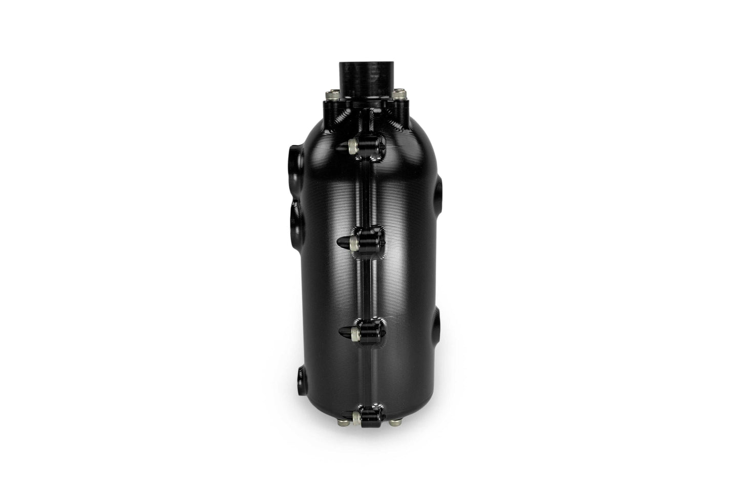 CATCH CAN - 100MM ROUND - DUAL - DASH - 12 for Engine Oil Separation