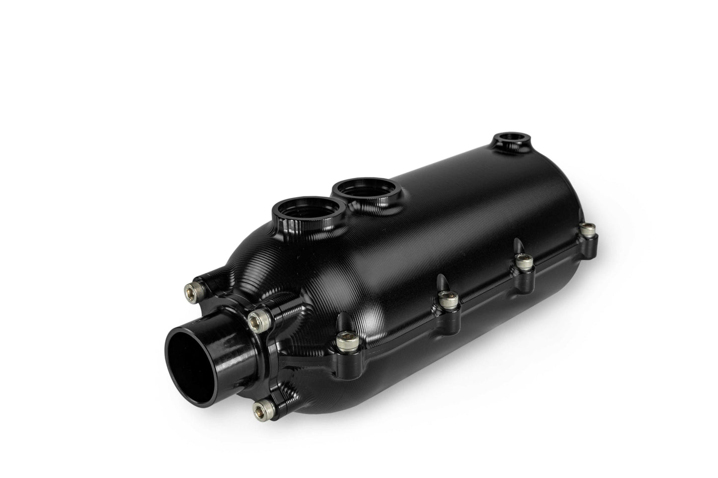 CATCH CAN - 100MM ROUND - DUAL - DASH - 12 for Engine Oil Separation