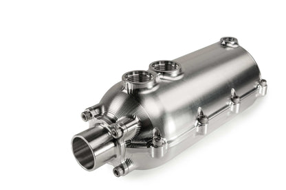 CATCH CAN - 100MM ROUND - DUAL - DASH - 12 for Engine Oil Separation
