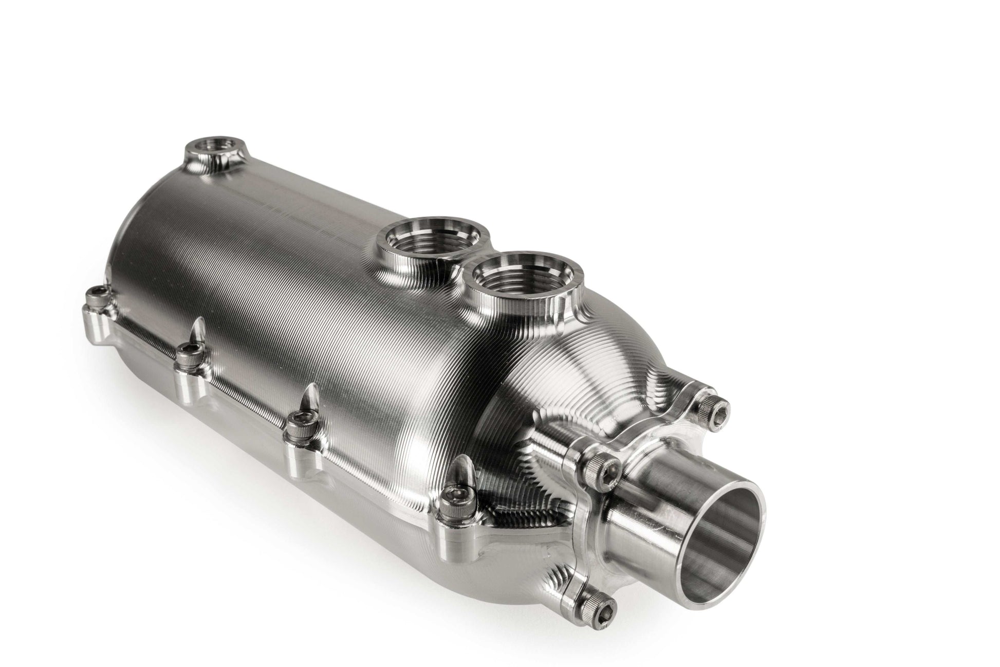 CATCH CAN - 100MM ROUND - DUAL - DASH - 12 for Engine Oil Separation