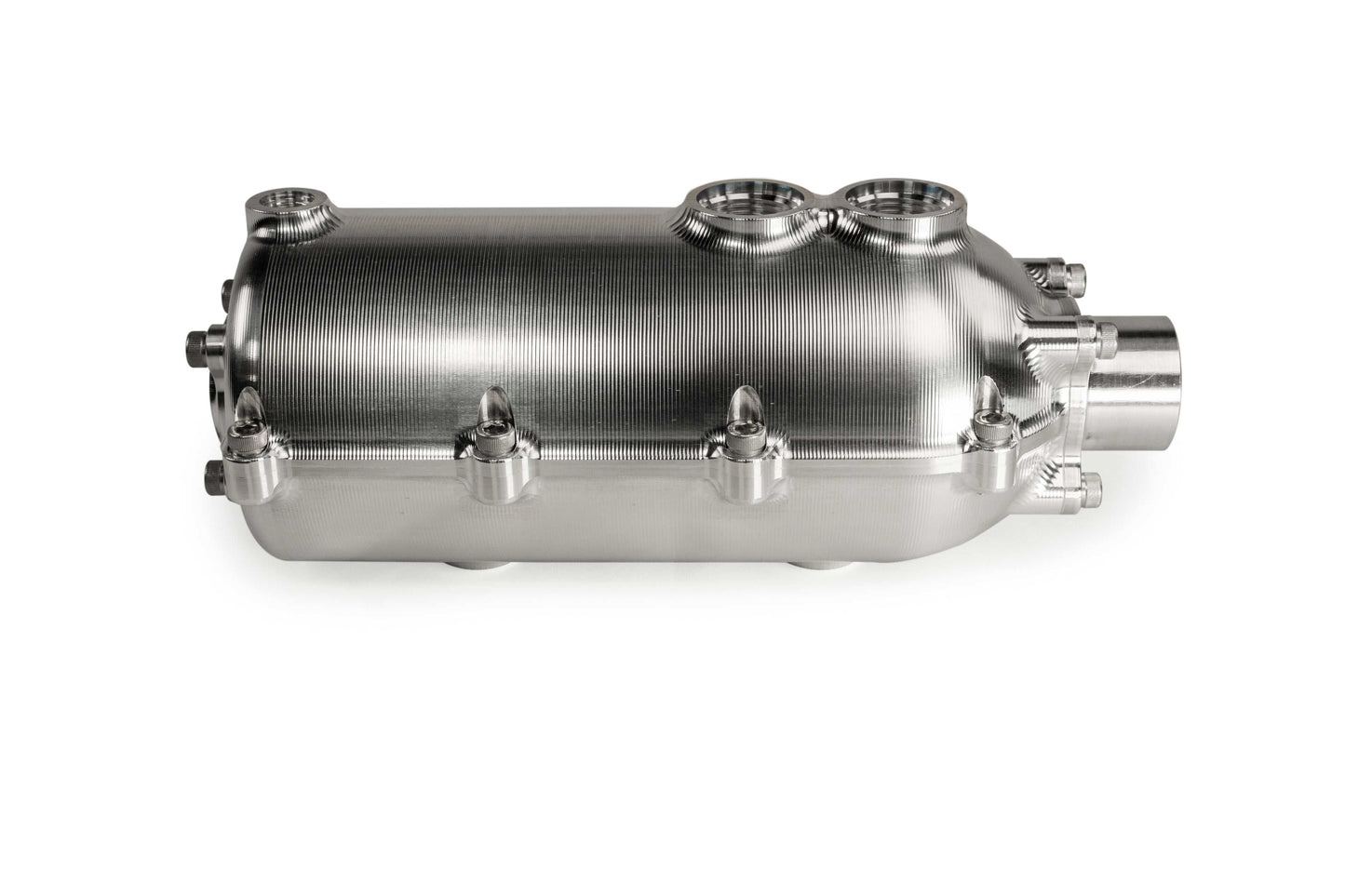 CATCH CAN - 100MM ROUND - DUAL - DASH - 12 for Engine Oil Separation