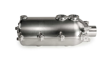 CATCH CAN - 100MM ROUND - DUAL - DASH - 12 for Engine Oil Separation