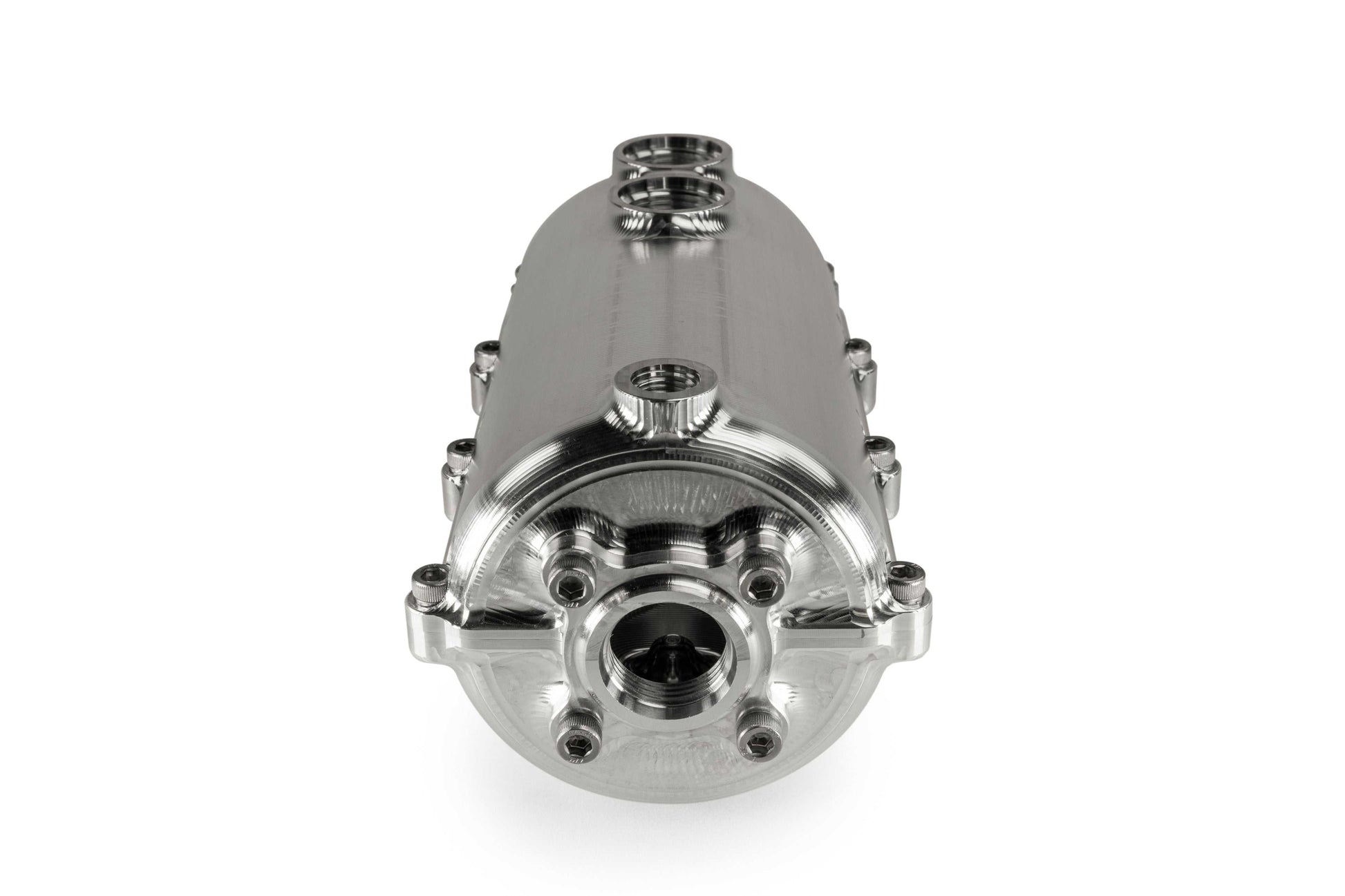 CATCH CAN - 100MM ROUND - DUAL - DASH - 12 for Engine Oil Separation