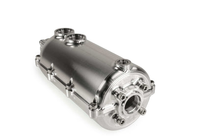 CATCH CAN - 100MM ROUND - DUAL - DASH - 12 for Engine Oil Separation