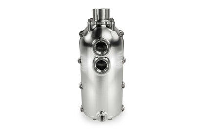 CATCH CAN - 100MM ROUND - DUAL - DASH - 12 for Engine Oil Separation