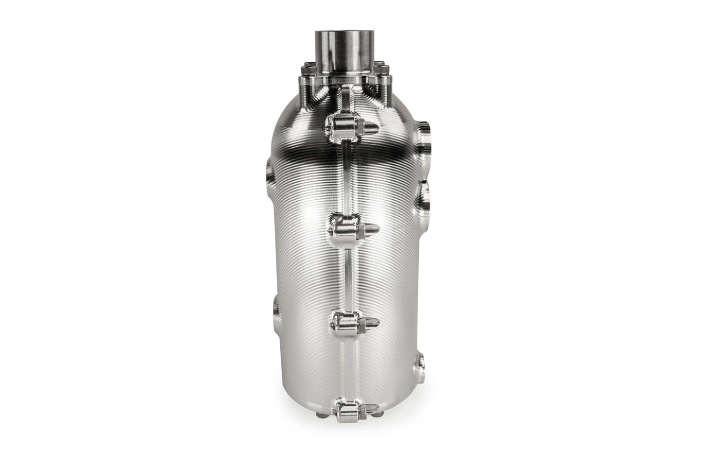 CATCH CAN - 100MM ROUND - DUAL - DASH - 12 for Engine Oil Separation