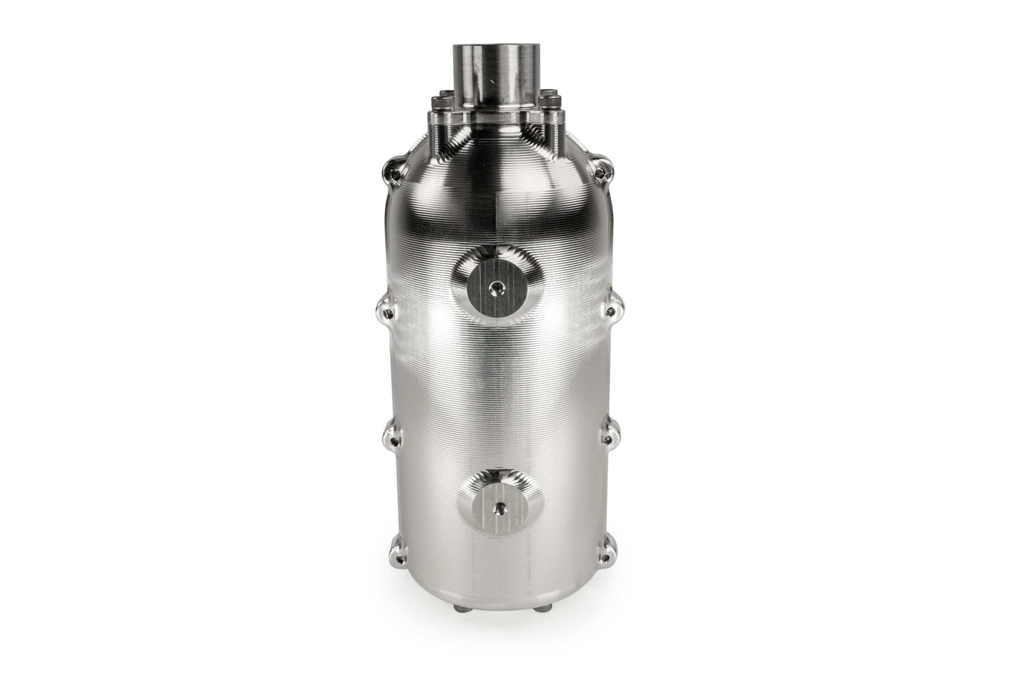CATCH CAN - 100MM ROUND - DUAL - DASH - 12 for Engine Oil Separation