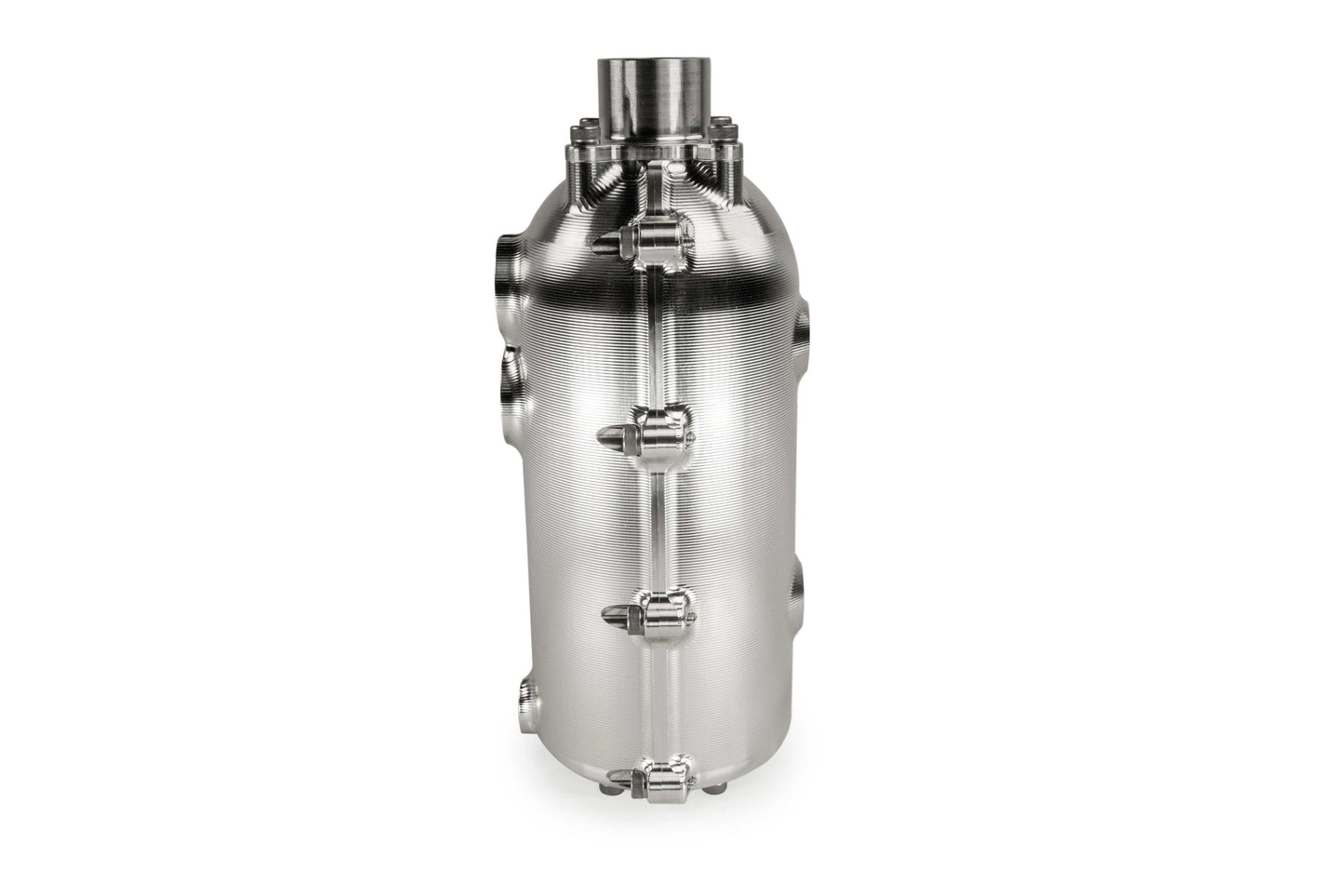 CATCH CAN - 100MM ROUND - DUAL - DASH - 12 for Engine Oil Separation