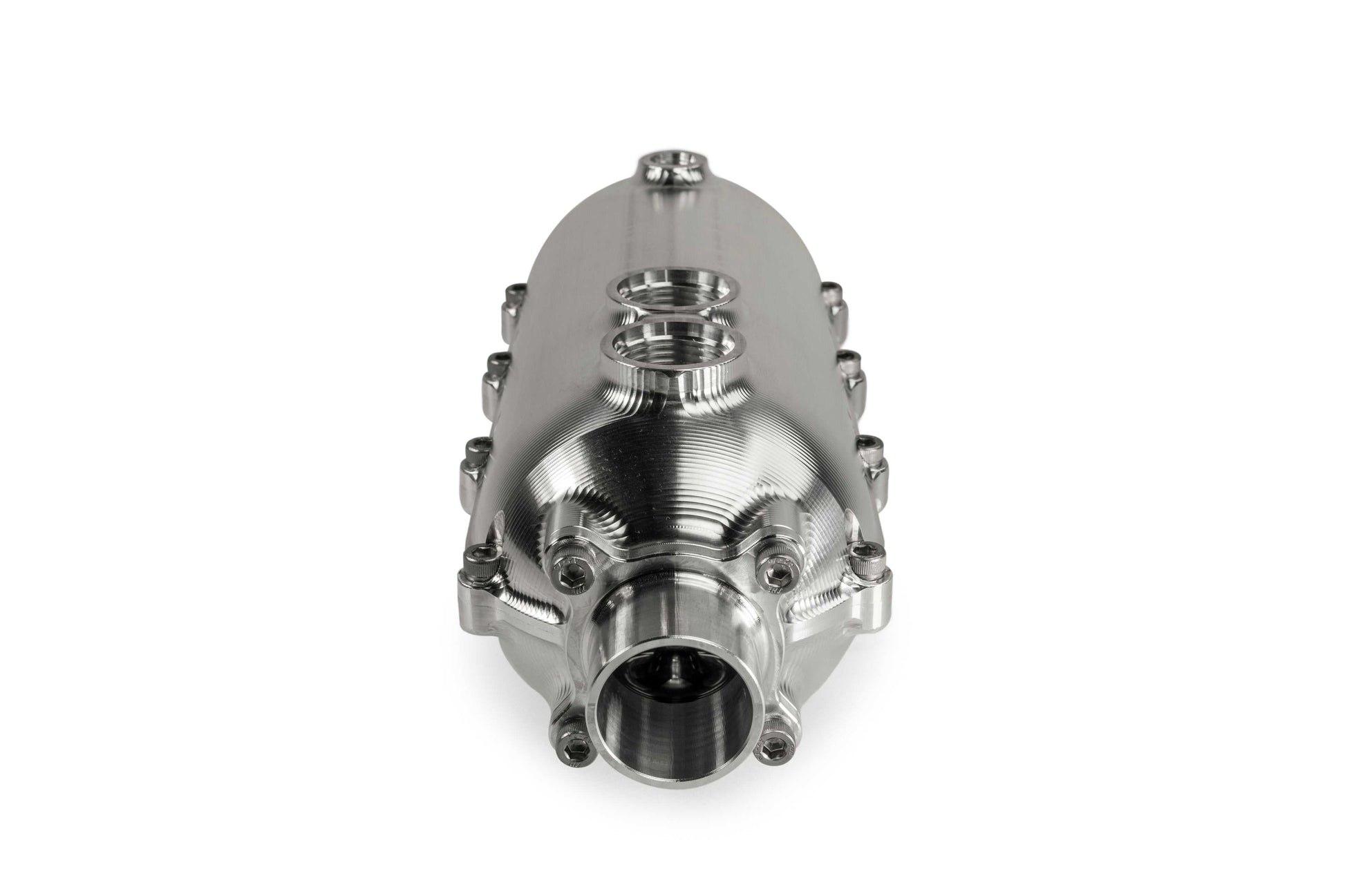 CATCH CAN - 100MM ROUND - DUAL - DASH - 12 for Engine Oil Separation