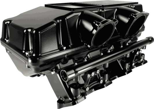 LS - GROUP A - BILLET INTAKE MANIFOLD - BLACK ANODISED